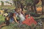 William Holman Hunt The Hireling Shepherd (mk09) oil